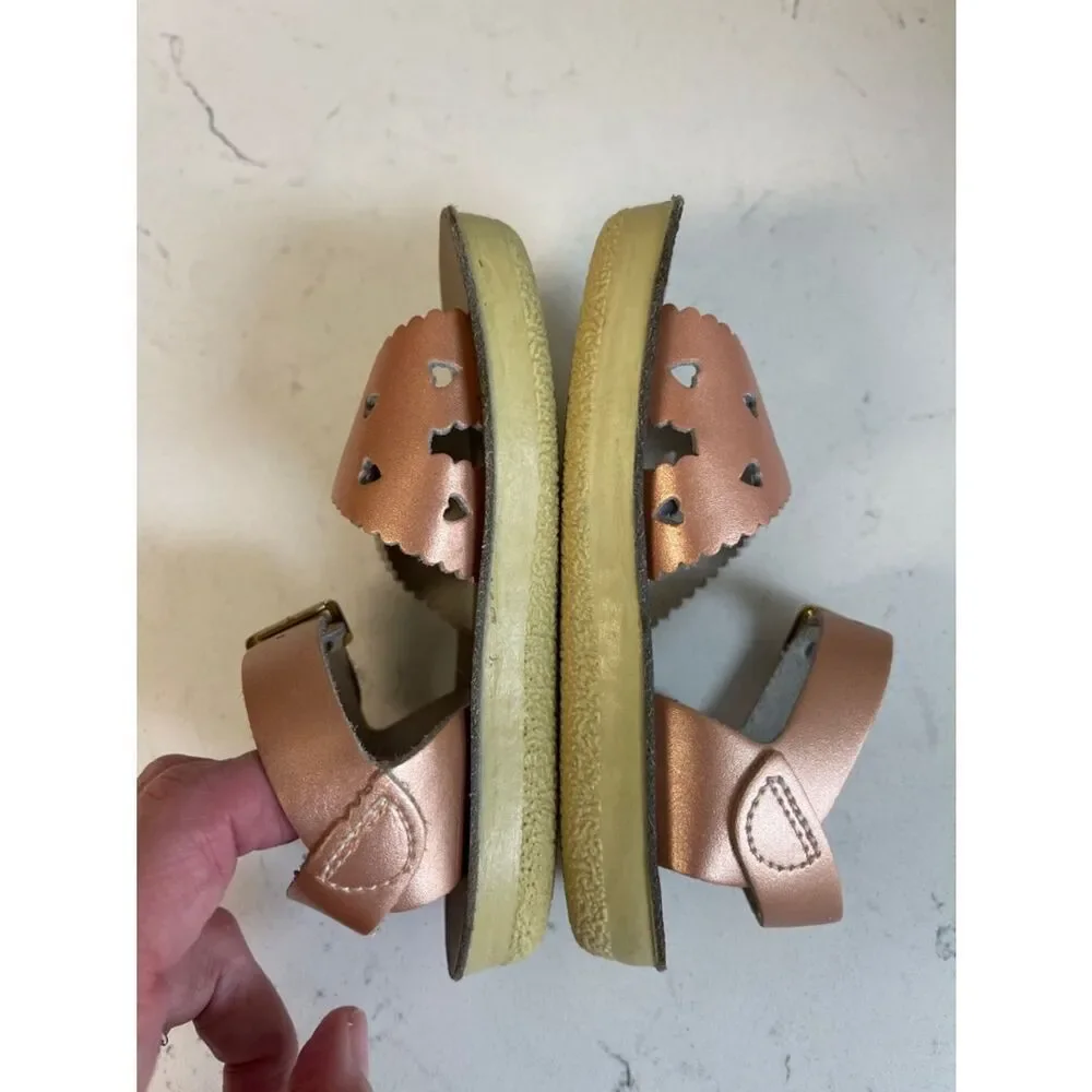 Sun-San Sweetheart - Little Kid - Toddler Size 8 Color: Rose Gold Worn 2-3 Times